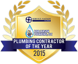2015 plumbing contractor of year award logo